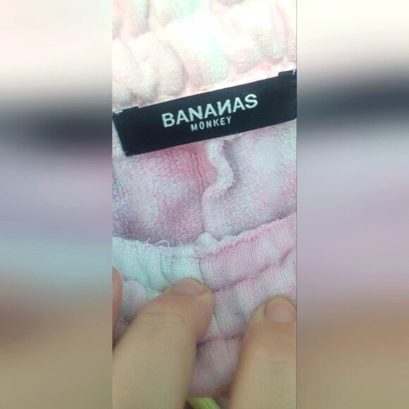 Nwot Bananas monkey 🐒 2023 release size M joggers - Picture 6 of 11